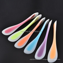 Buttter Ice Cream Mixing Cooking Double Head Dual Sided Kitchen Silicone Spoon Spatula